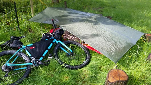 Surly Bridge Club with Tarp Shelter