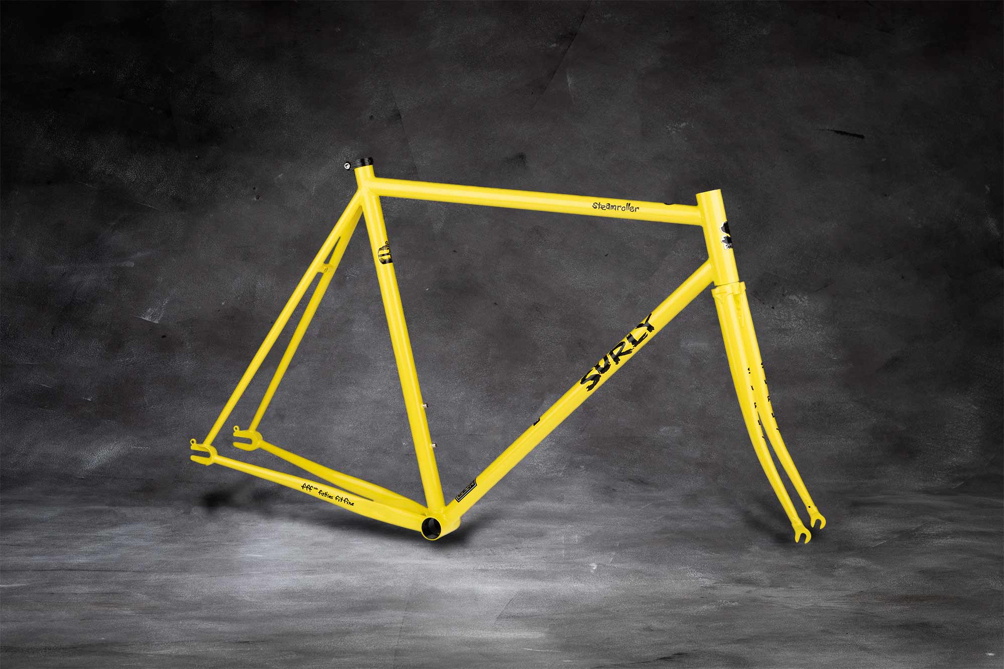 Surly Steamroller frameset Banana Candy Yellow