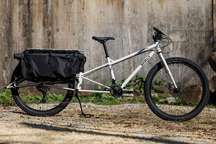 Surly Big Fat Dummy Long-tail Cargo Bike with Fat Tires