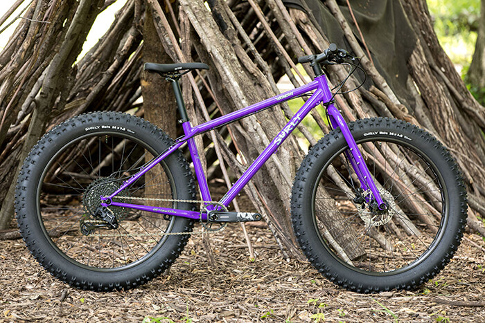 Surly Wednesday Fat Tire Bike in purple