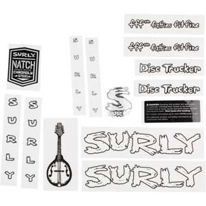 Disc Trucker Decal Set, white