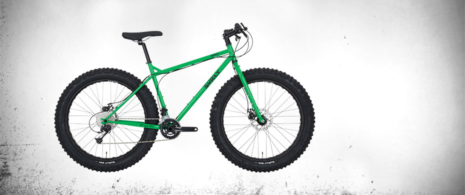 Pugsley Bike Grassy Green