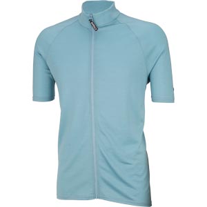 Surly Men's Merino Wool Short Sleeve Jersey, Tile Blue