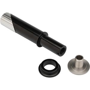 Surly Trailer Stub Axle Assembly: Driveside, LH Thread with Fixing Bolt and Washer