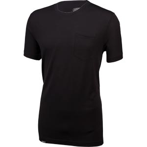 Surly Merino Pocket T-Shirt: Black