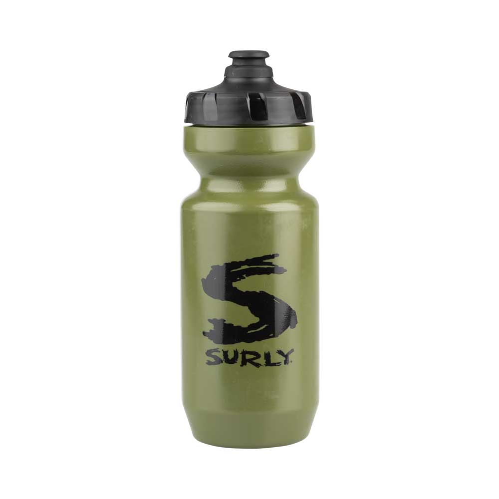 Big S Water Bottle, green, 22oz