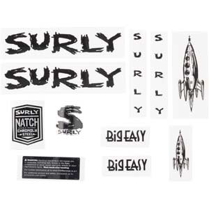 Big Easy Decal Set, black