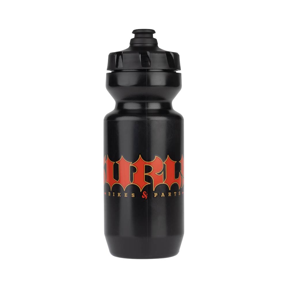 Surly Born To Lose Water Bottle, black, 22oz, on white background 