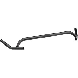 Surly Corner Bar Handlebar, front three-quarter view, black color on white background