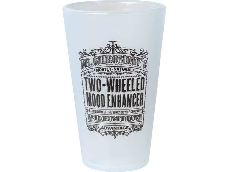 Surly Dr. Chromoly's Silicone Pint - front Glass