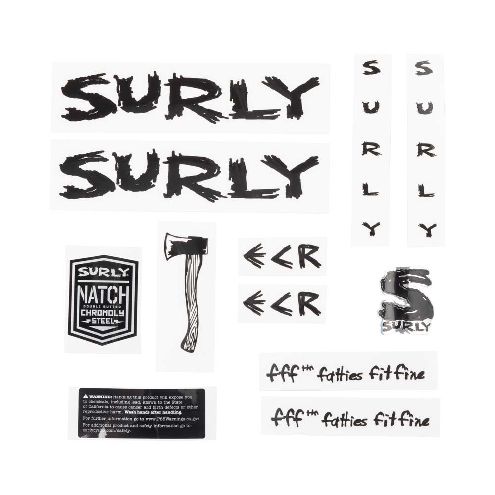 ECR Decal Set, black