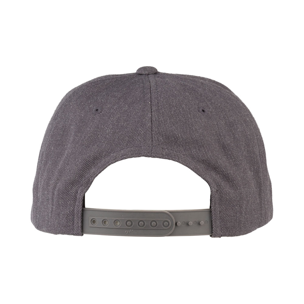 Surly Gray Area Snap Back Hat - Dark Heather Gray, One Size - back view