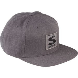 Surly Gray Area Snap Back Hat - Dark Heather Gray, One Size