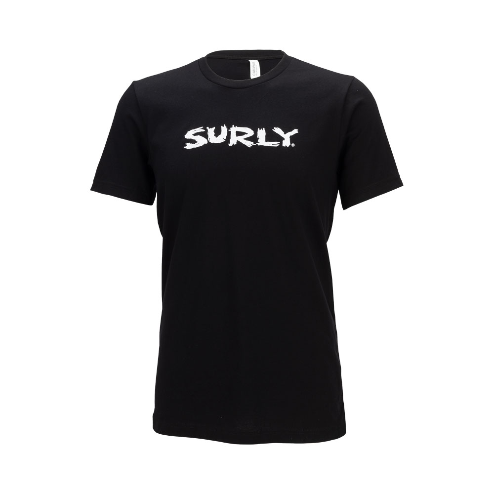 Surly Logo T-Shirt, Men's, black/white