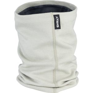 Surly Merino Neck Gaiter: Tan/Gray One Size