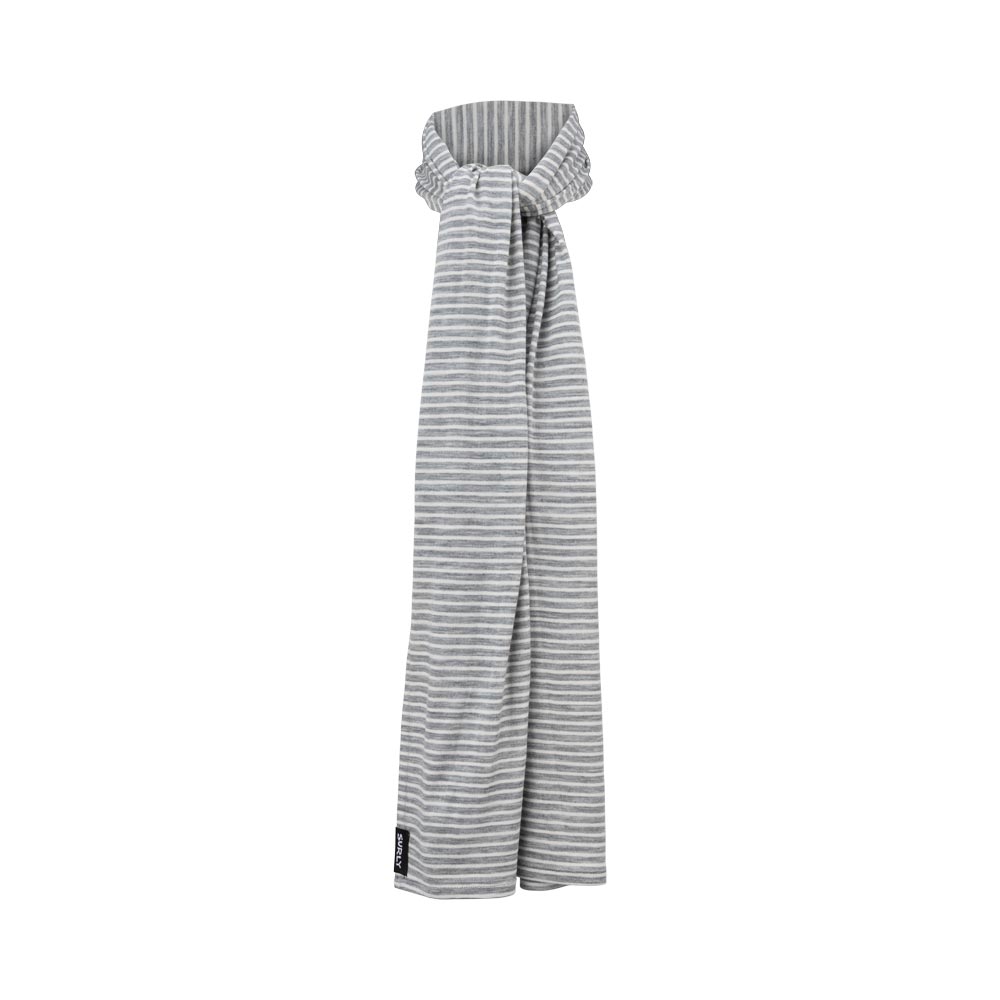 Surly Merino Wool Scarf: Gray/White, One Size