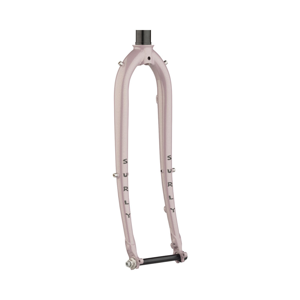 Surly Midnight Special Fork, Metallic Lilac color on white background