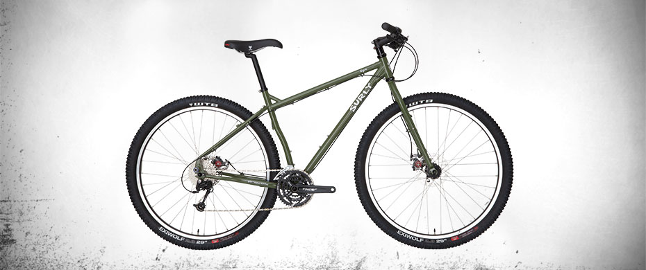 Surly Ogre Bike - Army Green - right side view