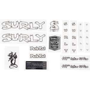 Pack Rat Decal Set, white