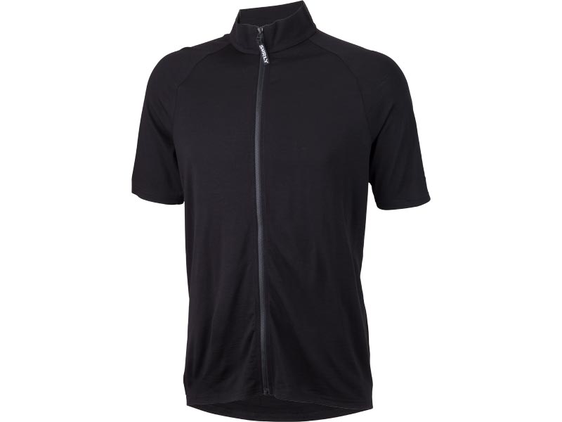 Surly Men's Merino Wool Short Sleeve Jersey, Black