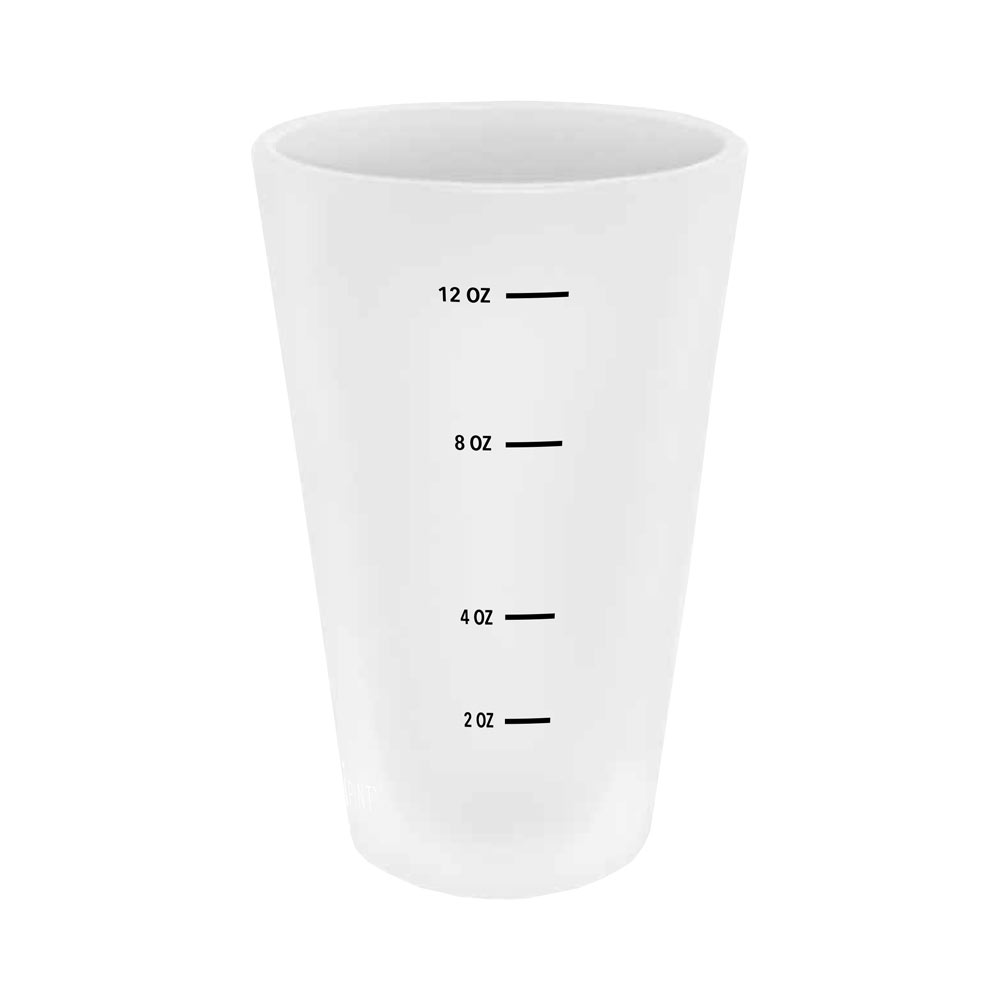 Surly Silicone Pint Glass measuring lines