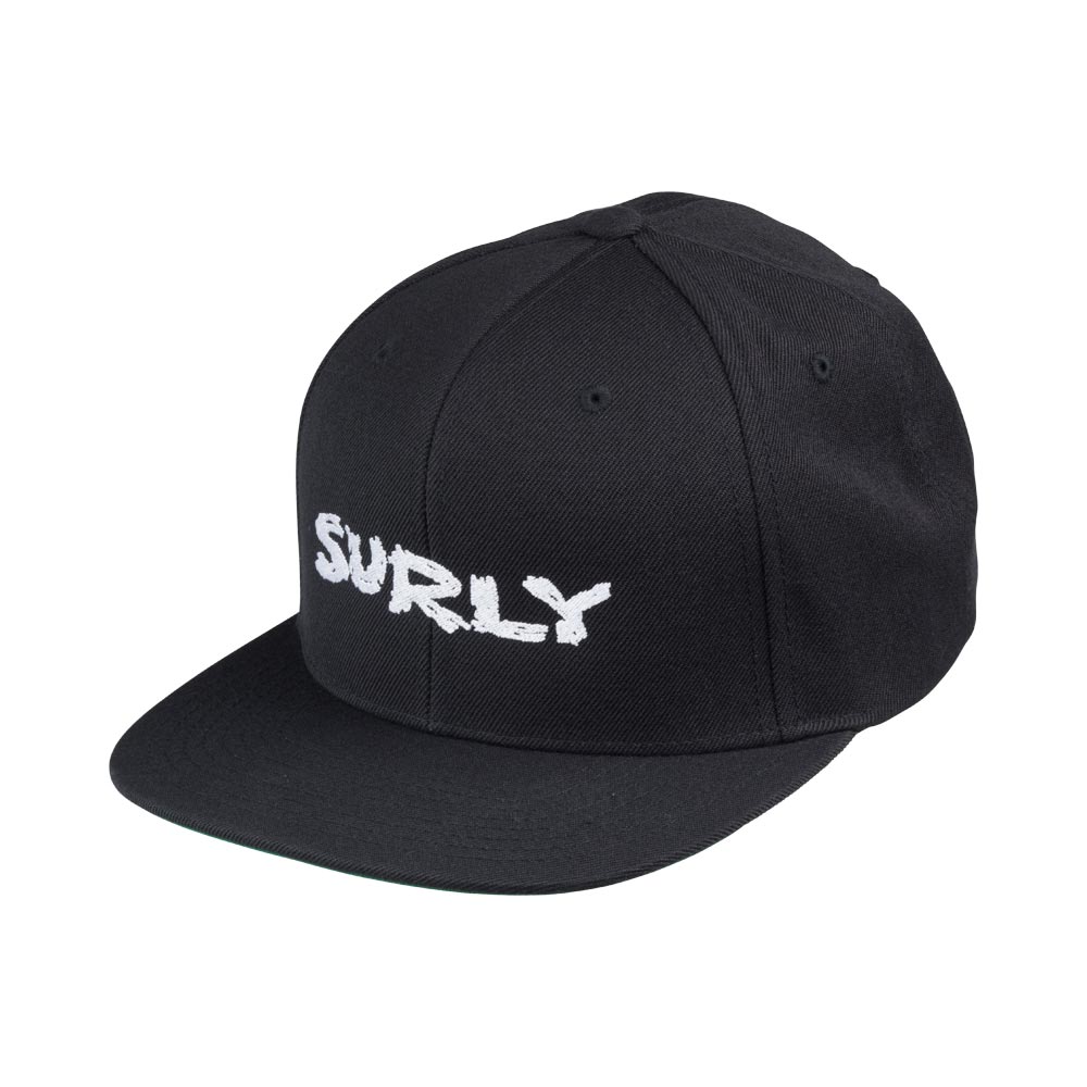  Surly Logo Snapback Cap: Black/White One Size 