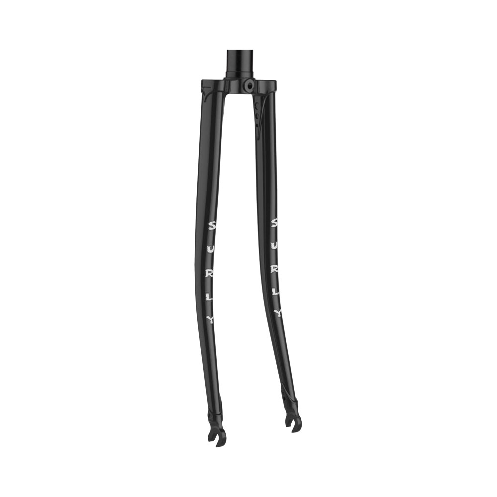 Surly Steamroller Fork, Black, on white background