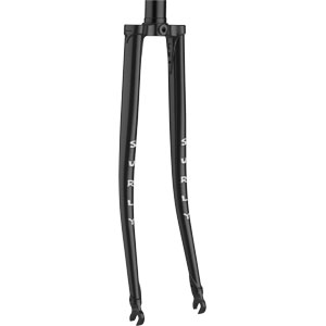 Surly Steamroller Fork, Black, on white background