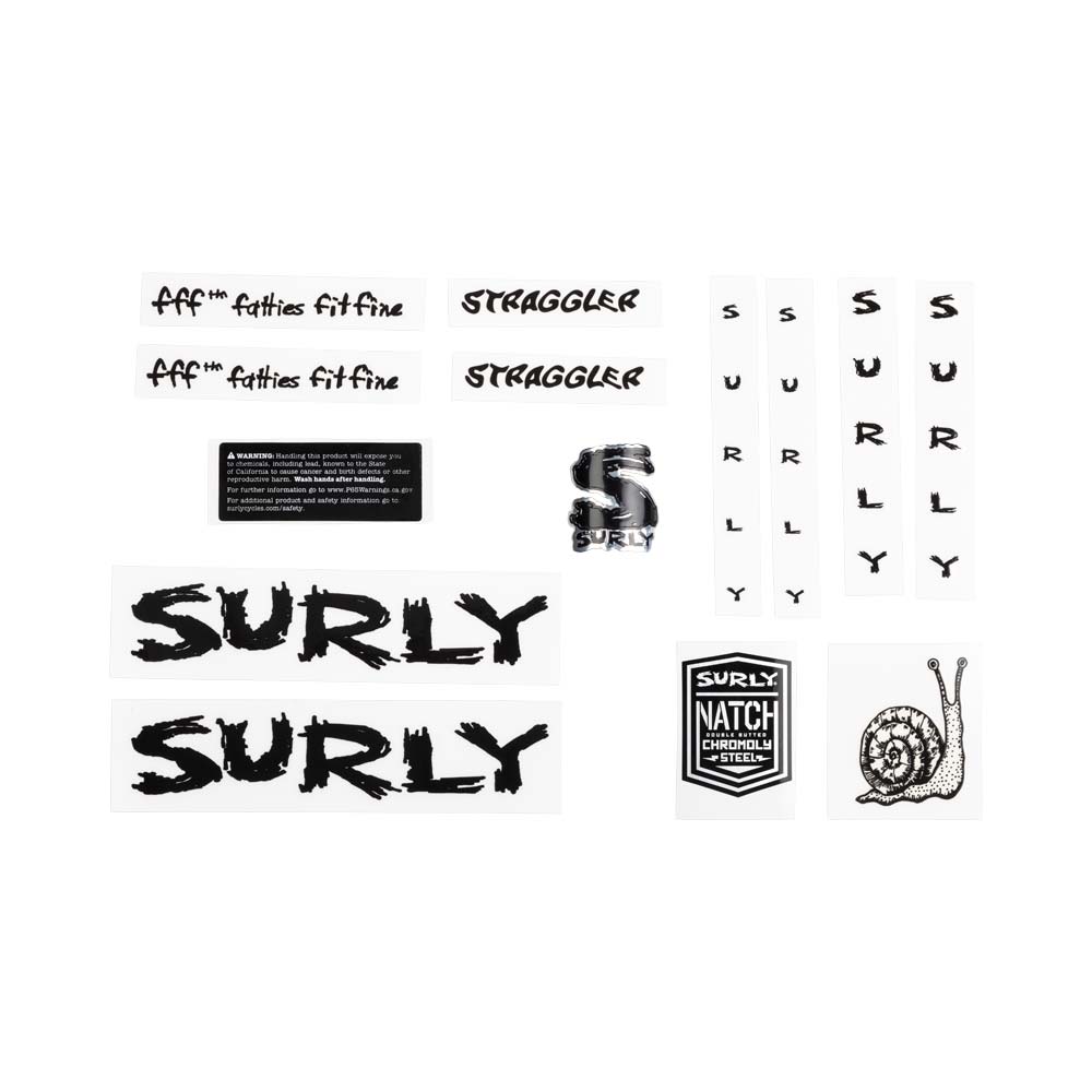 Straggler Decal Set, black