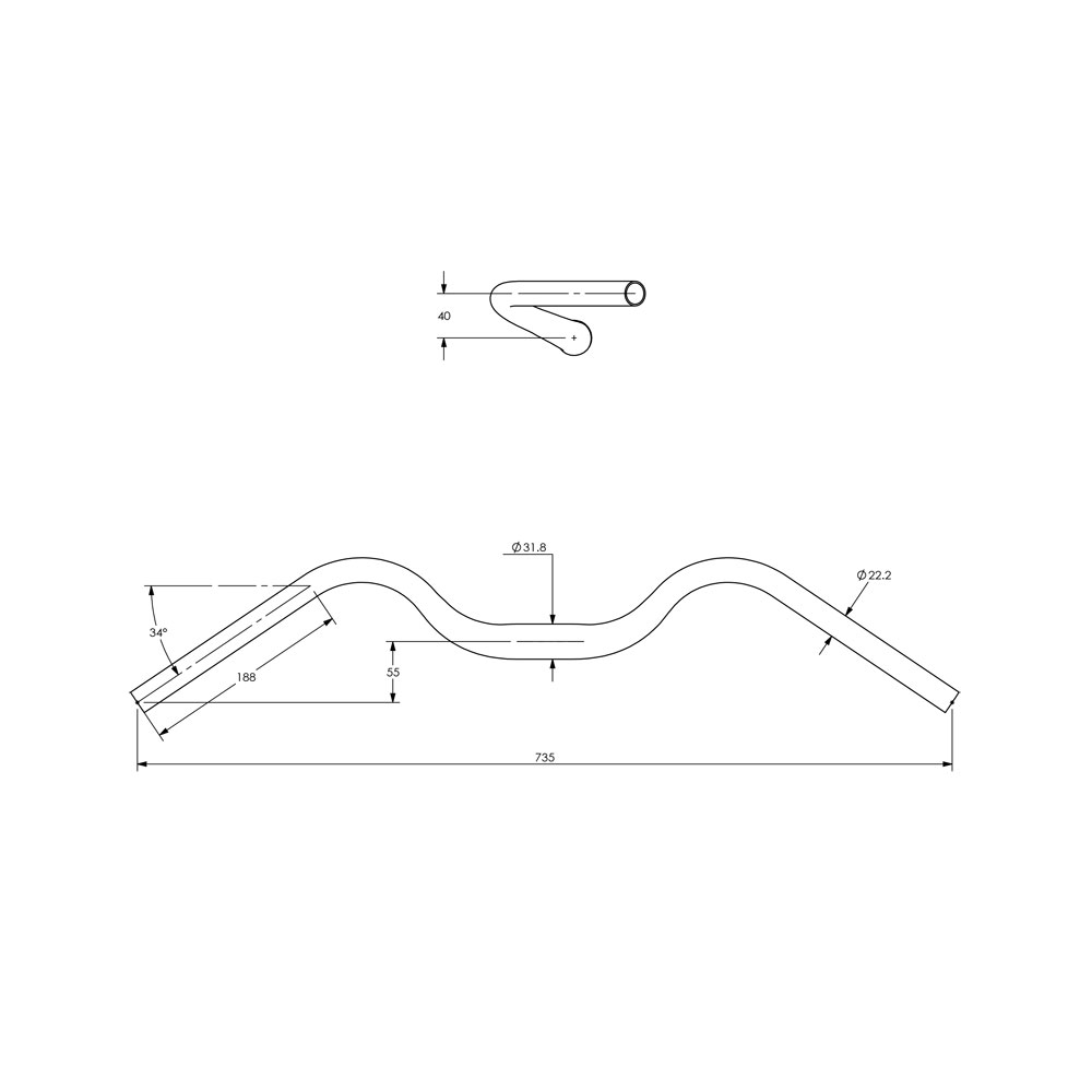 Surly Terminal Bar - Geometry