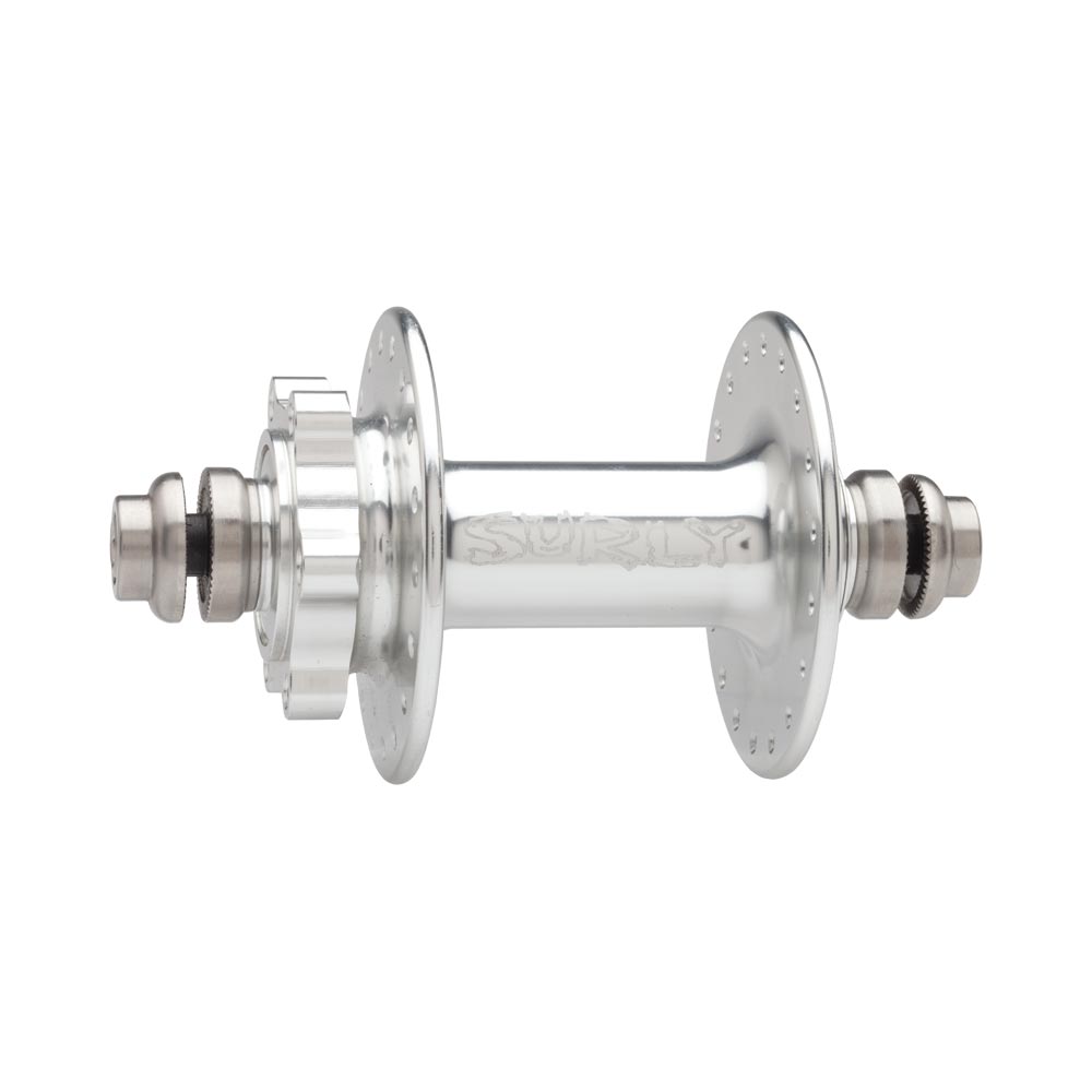 Surly Ultra New Front Disc Hub, 32h, Silver