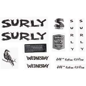 Wednesday Decal Set, black