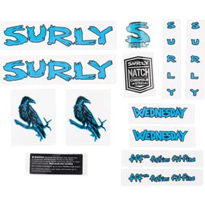 Wednesday Decal Set, blue