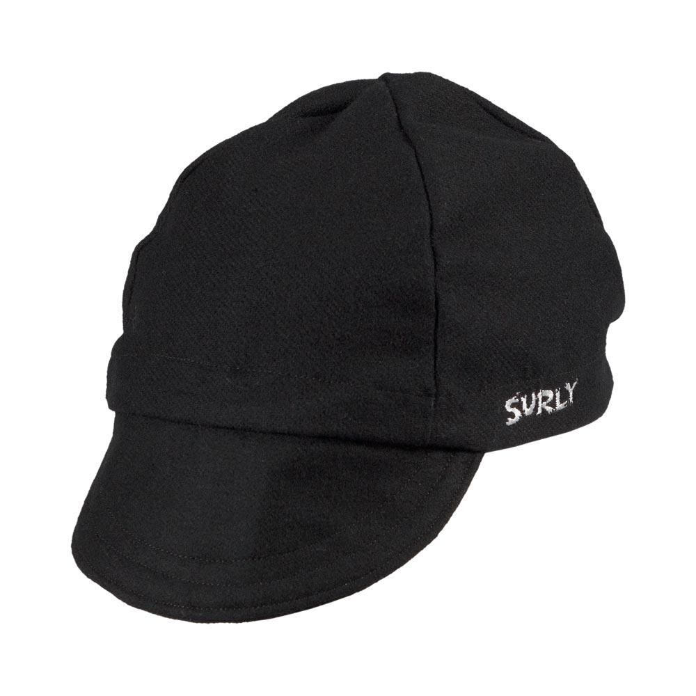 Surly Wool Cycling Cap, Black